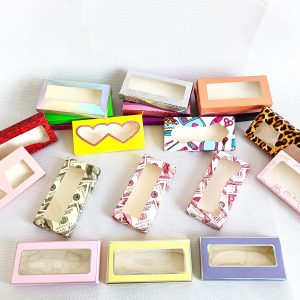 Paper Card Mink Eyelash Packaging Box